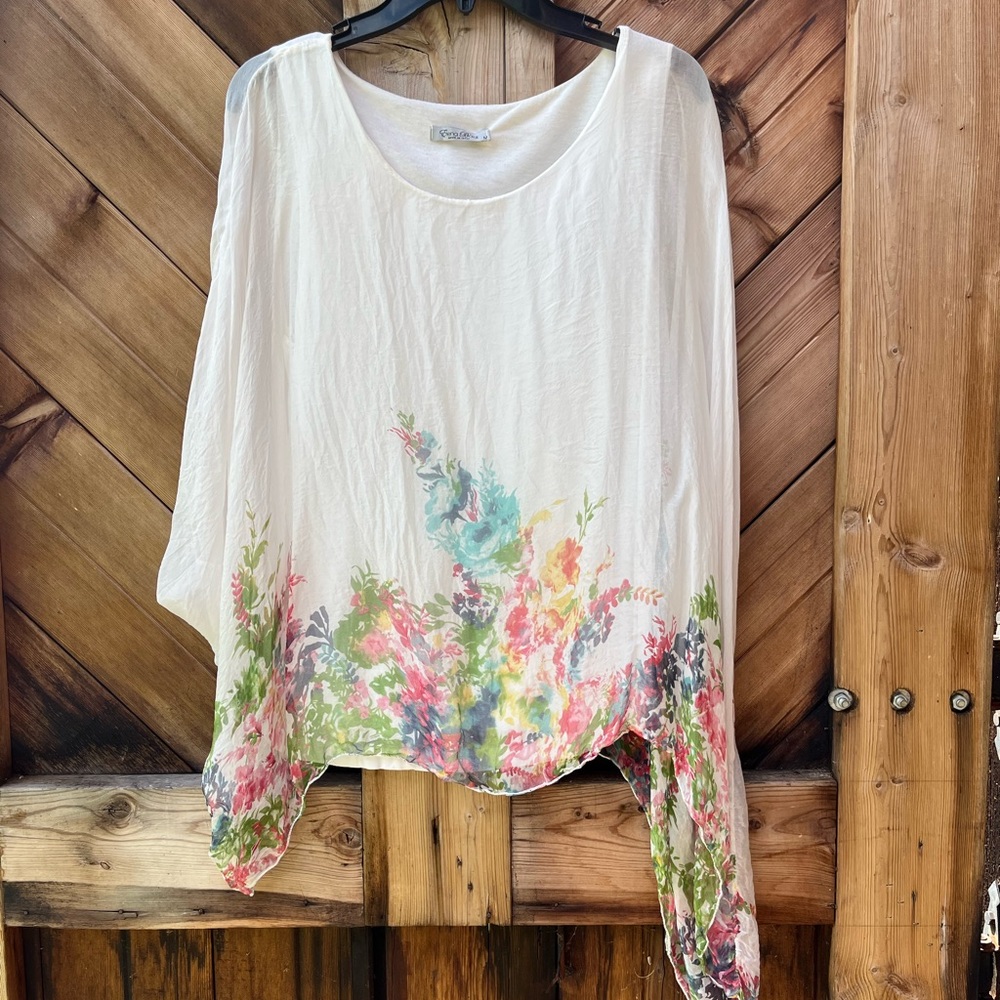 Elena Baldi sheer top